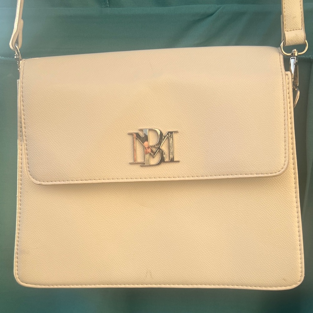 Badgley Mischka Beige Crossbody Bag